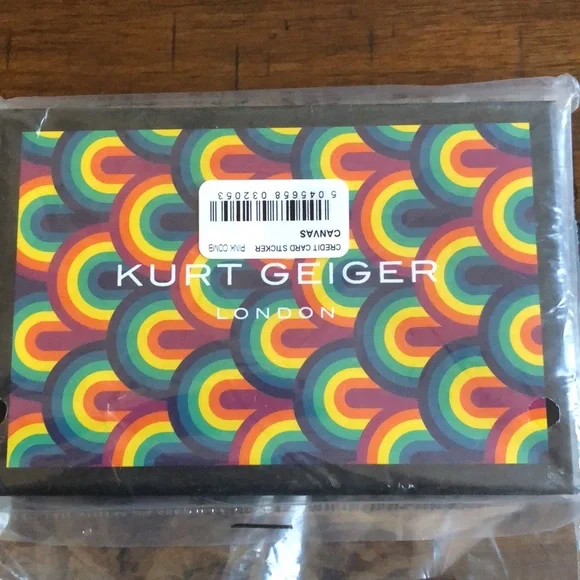 NIB Kurt Geiger Multicolor Card Holder